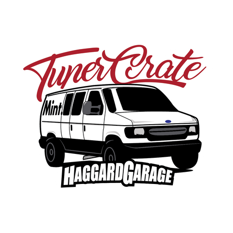 Haggard Garage x Tuner Crate Van Sticker