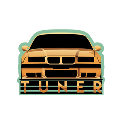 Tuner Girl BMW E36 M3 Sticker